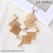 61429- Juegos de joyas de rejilla de 3 piezas promocionales de Xuping